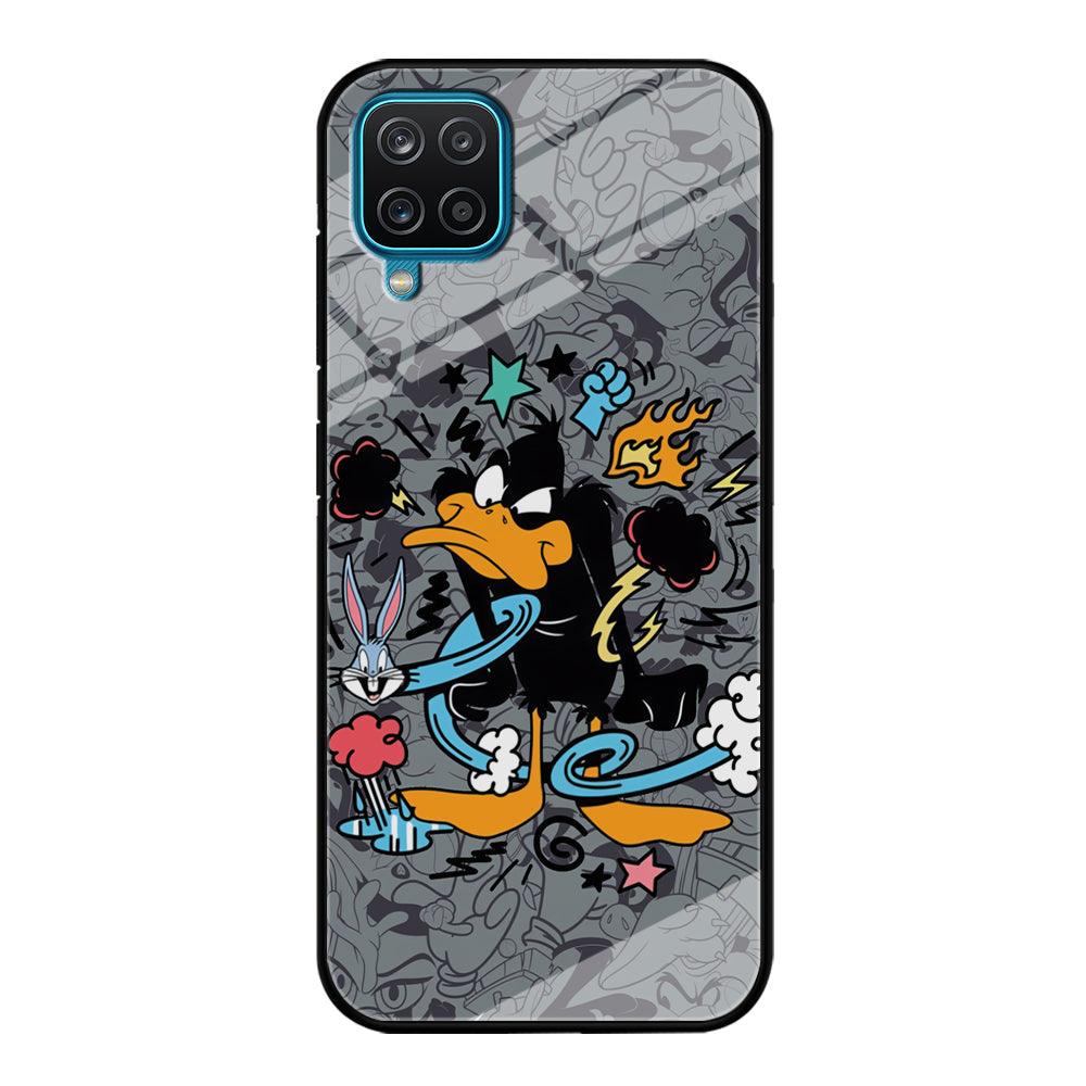 Looney Tunes Daffy in Anger Samsung Galaxy A12 Case-Oxvistore