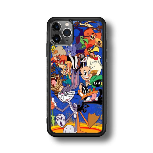 Looney Tunes Opportunity in a Pinch iPhone 11 Pro Case-Rubber Black (2D Case)-Oxvistore