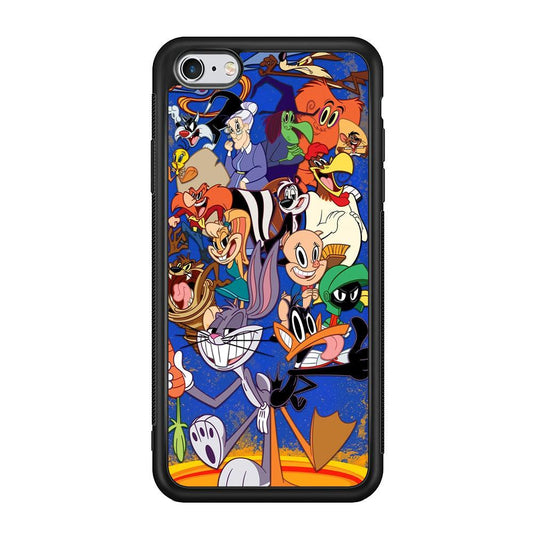 Looney Tunes Opportunity in a Pinch iPhone 6 Plus | 6s Plus Case-Rubber Black (2D Case)-Oxvistore