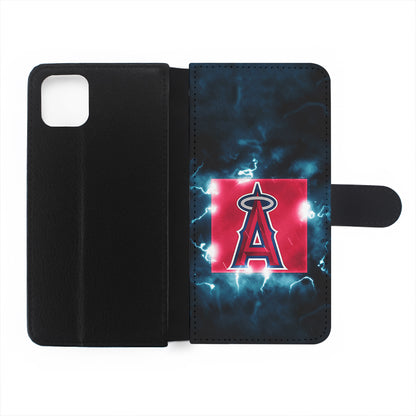 Los Angeles Angels Abstract Flip Wallet Phone Case