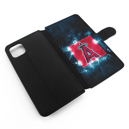 Los Angeles Angels Abstract Flip Wallet Phone Case