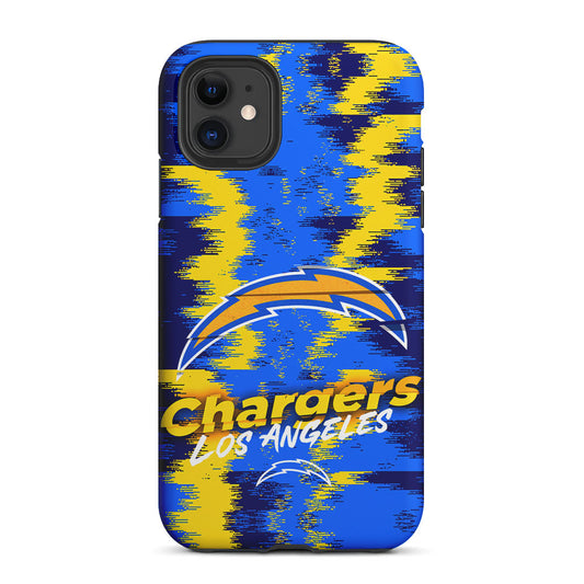 Los Angeles Chargers Abstract Color 2 in 1 Tough Phone Case