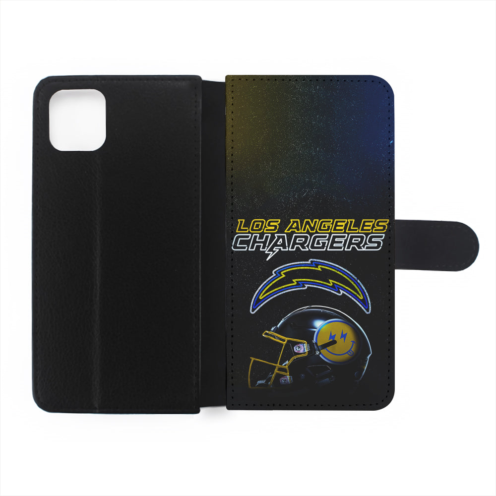 Los Angeles Chargers Helmet Flip Wallet Phone Case