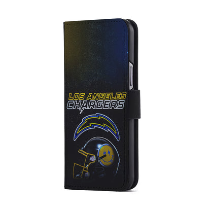 Los Angeles Chargers Helmet Flip Wallet Phone Case