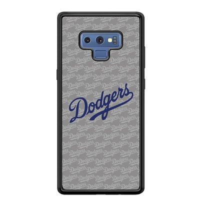 Los Angeles Dodgers Grey Patern Word Samsung Galaxy Note 9 Case-Oxvistore