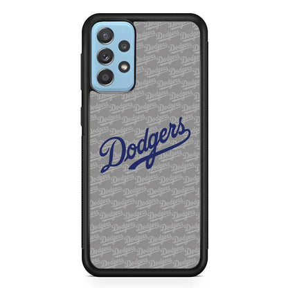 Los Angeles Dodgers Grey Patern Word Samsung Galaxy A52 Case-Oxvistore