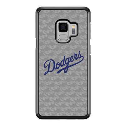 Los Angeles Dodgers Grey Patern Word Samsung Galaxy S9 Case-Oxvistore