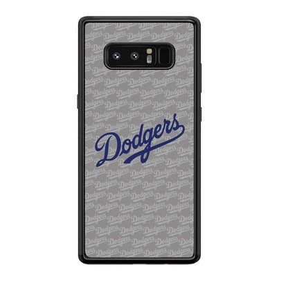 Los Angeles Dodgers Grey Patern Word Samsung Galaxy Note 8 Case-Oxvistore