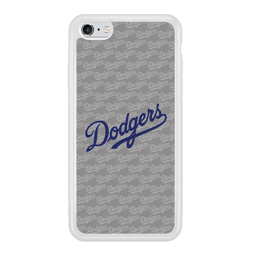 Los Angeles Dodgers Grey Patern Word iPhone 6 Plus | 6s Plus Case-Oxvistore