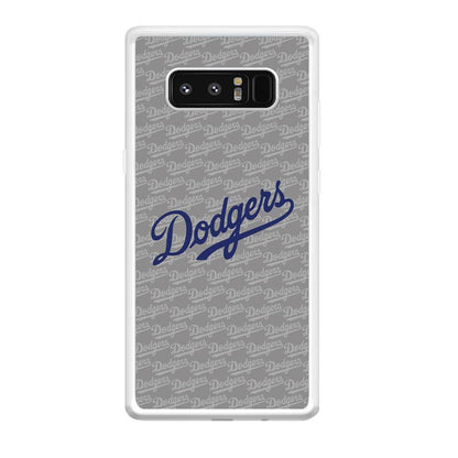 Los Angeles Dodgers Grey Patern Word Samsung Galaxy Note 8 Case-Oxvistore