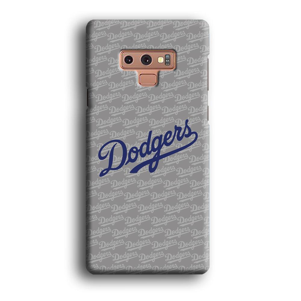 Los Angeles Dodgers Grey Patern Word Samsung Galaxy Note 9 Case-Oxvistore