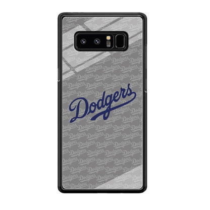 Los Angeles Dodgers Grey Patern Word Samsung Galaxy Note 8 Case-Oxvistore