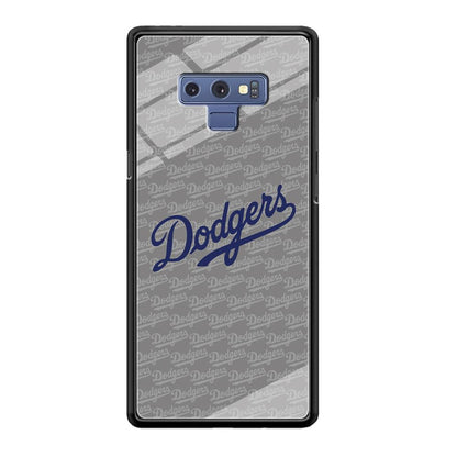 Los Angeles Dodgers Grey Patern Word Samsung Galaxy Note 9 Case-Oxvistore