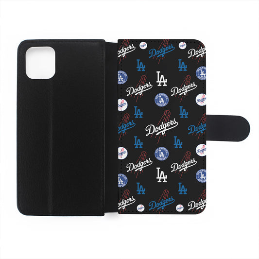 Los Angeles Dodgers Logo Flip Wallet Phone Case