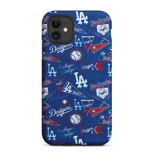 Los Angeles Dodgers Retro 2 in 1 Tough Phone Case