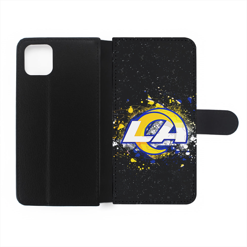 Los Angeles Rams Abstract Flip Wallet Phone Case