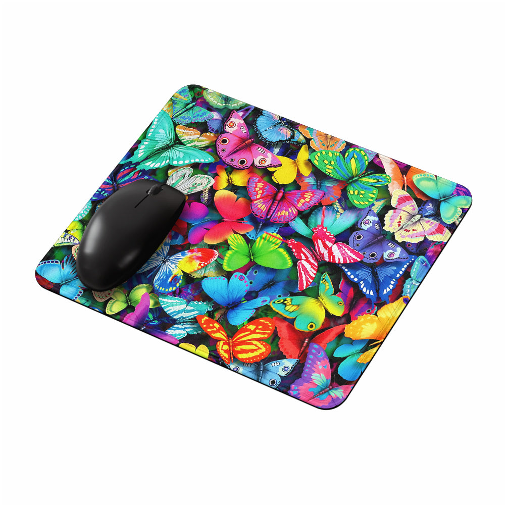 Lots of Colorful Butterflies Mouse Pads