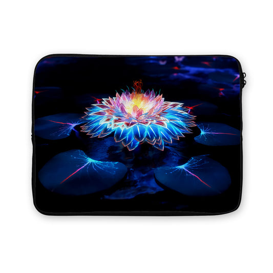 Lotus Flower Digital Art Laptop Sleeve Protective Cover