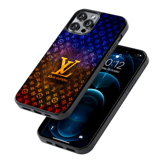 Louis Vuitton Abstract Colorful 2D Rubber Phone Case-Oxvistore
