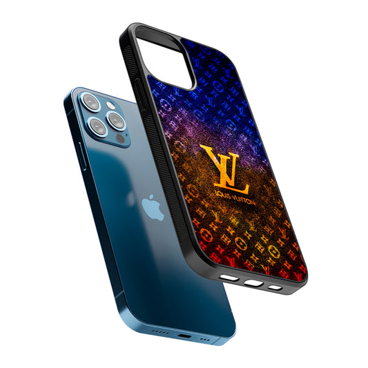 Louis Vuitton Abstract Colorful 2D Rubber Phone Case-Oxvistore