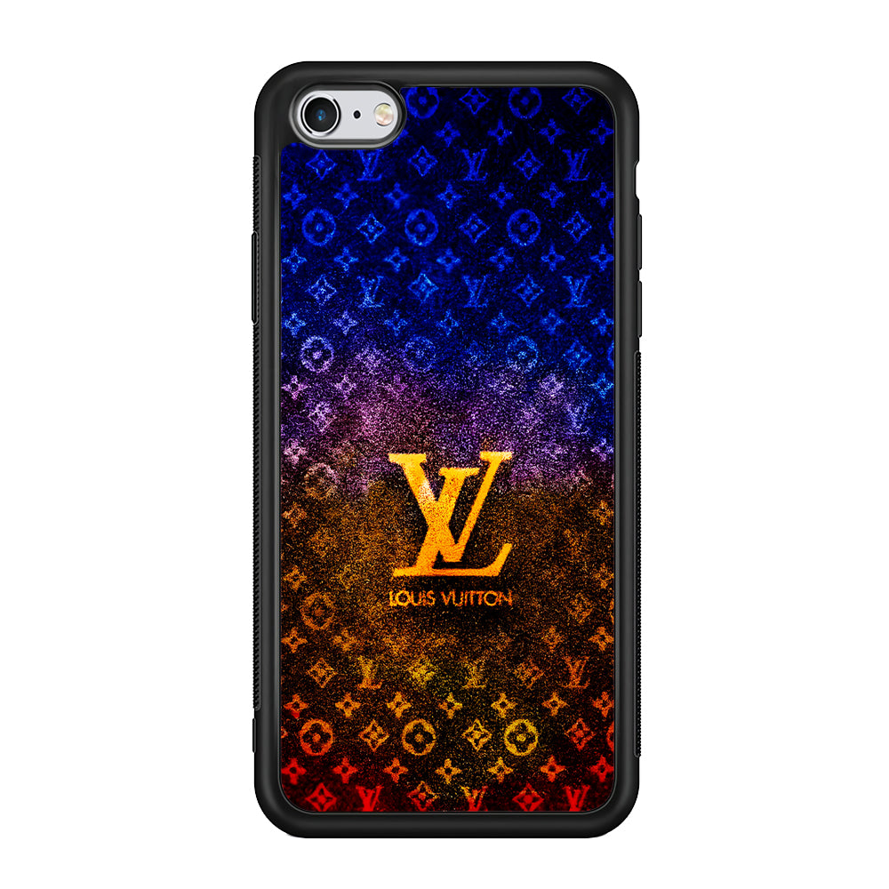 Louis Vuitton Abstract Colorful iPhone 6 | 6s Case-Rubber Black (2D Case)-Oxvistore