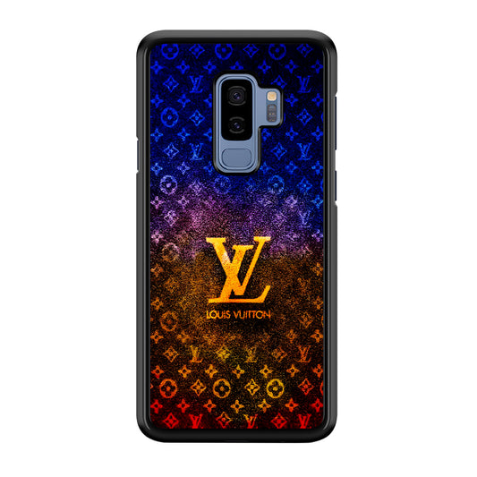 Louis Vuitton Abstract Colorful Samsung Galaxy S9 Plus Case-Rubber White (2D Case)-Oxvistore
