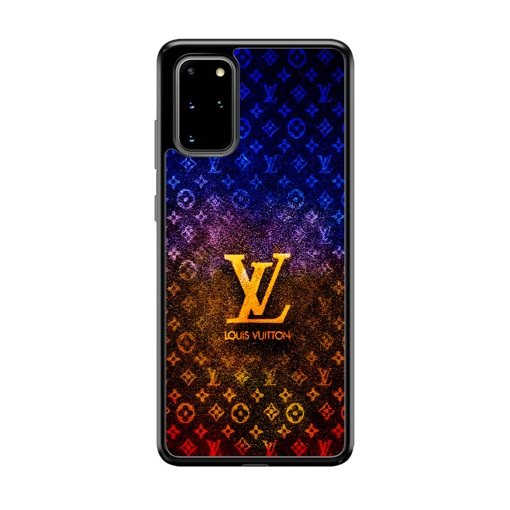 Louis Vuitton Abstract Colorful Samsung Galaxy S20 Plus Case-Rubber White (2D Case)-Oxvistore