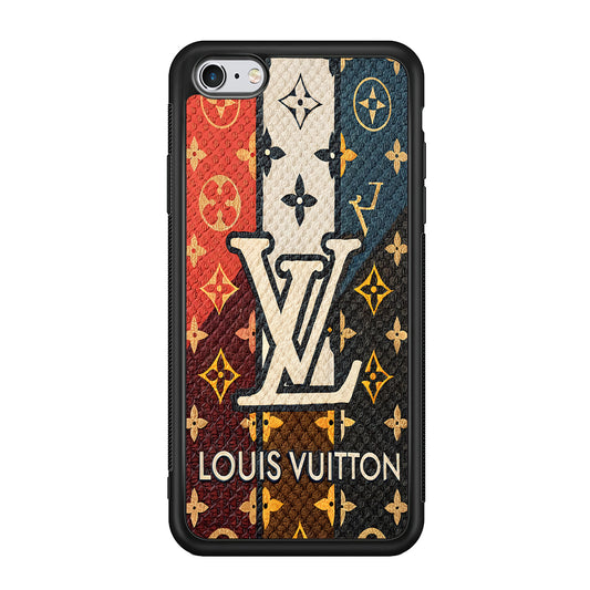Louis Vuitton Aesthetic Luxury iPhone 6 | 6s Case-Rubber Black (2D Case)-Oxvistore