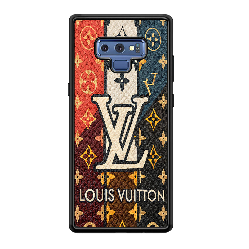 Louis Vuitton Aesthetic Luxury Samsung Galaxy Note 9 Case-Rubber Black (2D Case)-Oxvistore