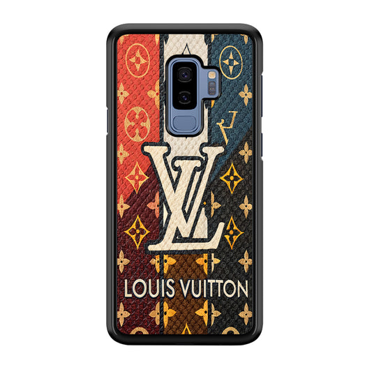 Louis Vuitton Aesthetic Luxury Samsung Galaxy S9 Plus Case-Rubber Black (2D Case)-Oxvistore
