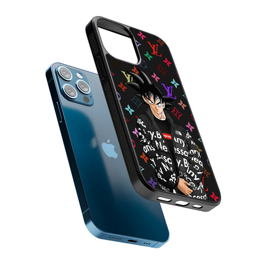 Louis Vuitton Goku Hypebeast 2D Rubber Phone Case-Oxvistore