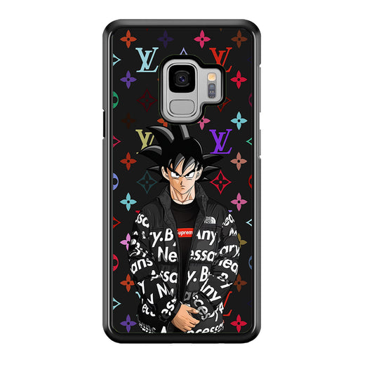 Louis Vuitton Goku Hypebeast Samsung Galaxy S9 Case-Rubber Black (2D Case)-Oxvistore