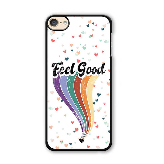 Love Feel Good iPod Touch 6 Case-Plastic Black (2D Case)-Oxvistore
