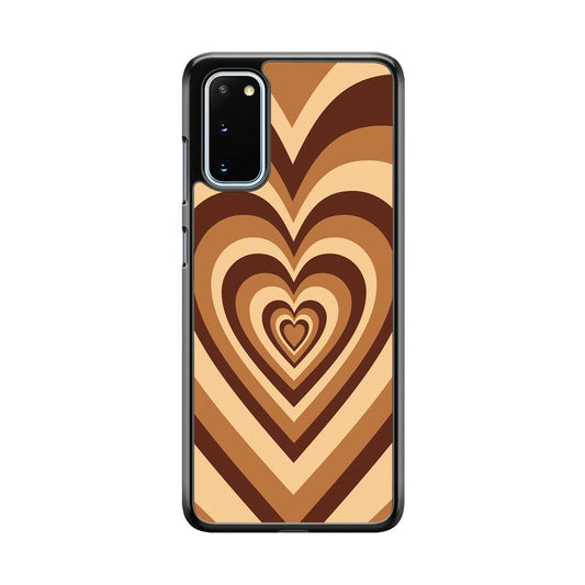 Love Wave Brown Samsung Galaxy S20 Case-Oxvistore