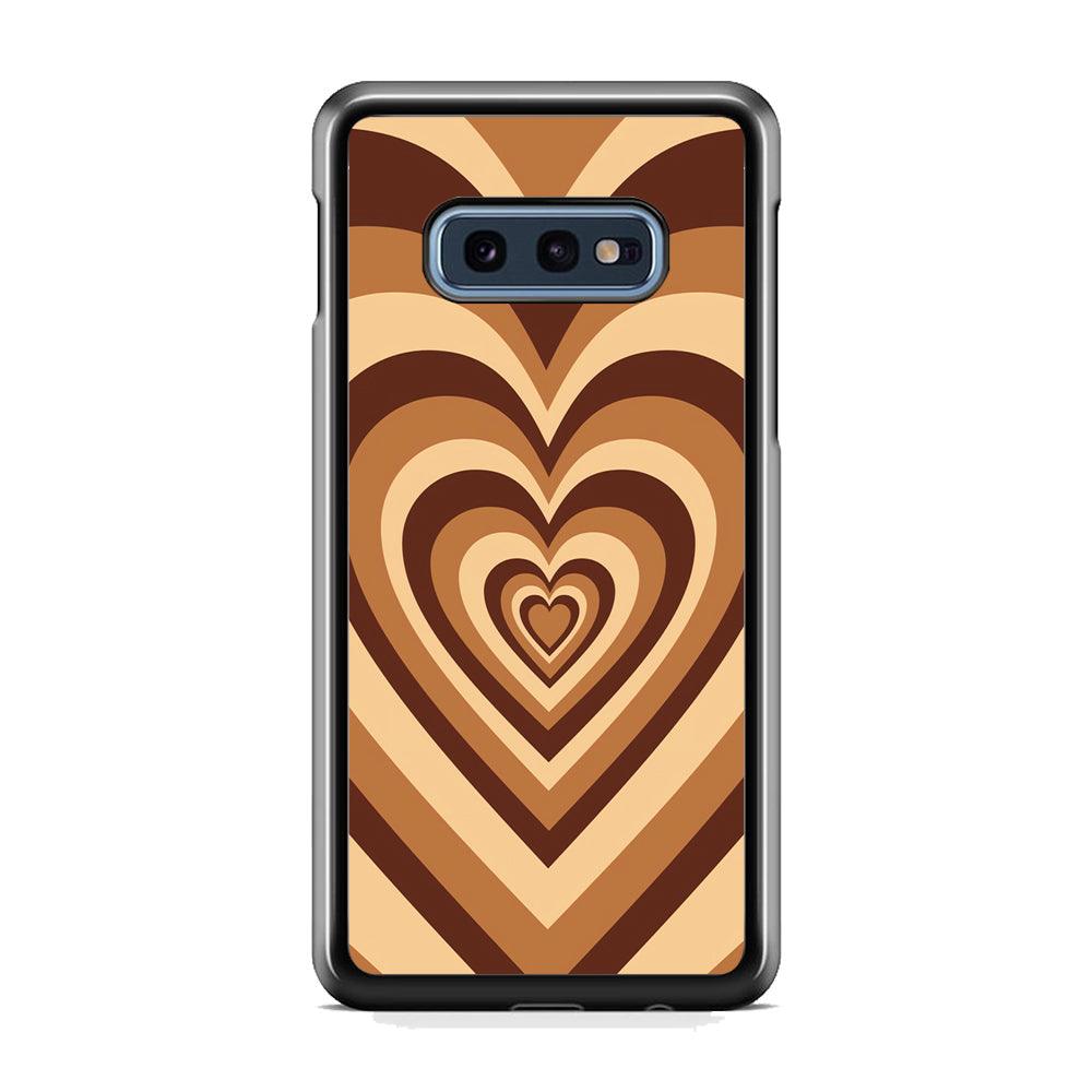 Love Wave Brown Samsung Galaxy S10E Case-Oxvistore