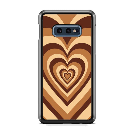 Love Wave Brown Samsung Galaxy S10E Case-Oxvistore