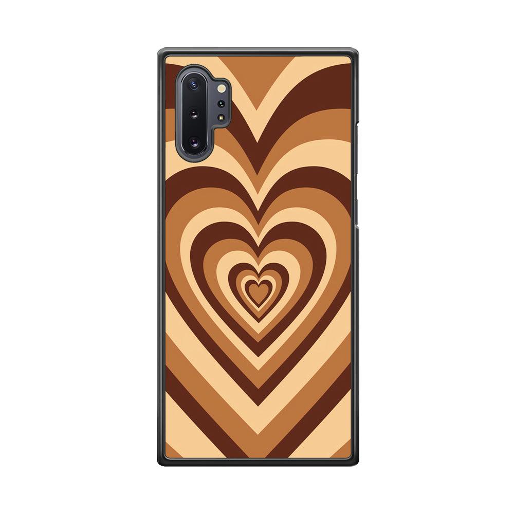 Love Wave Brown Samsung Galaxy Note 10 Plus Case-Oxvistore