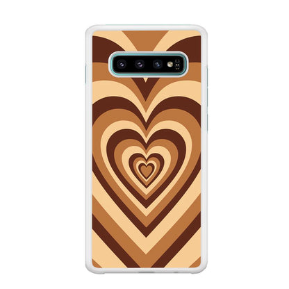 Love Wave Brown Samsung Galaxy S10 Case-Oxvistore