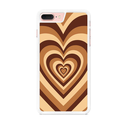 Love Wave Brown iPhone 7 Plus Case-Oxvistore