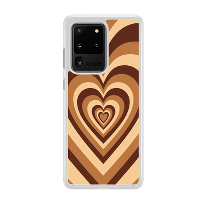 Love Wave Brown Samsung Galaxy S20 Ultra Case-Oxvistore