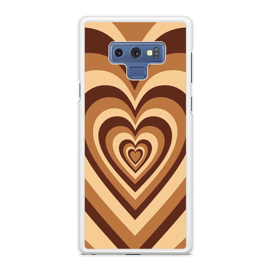 Love Wave Brown Samsung Galaxy Note 9 Case-Oxvistore