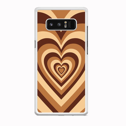 Love Wave Brown Samsung Galaxy Note 8 Case-Oxvistore