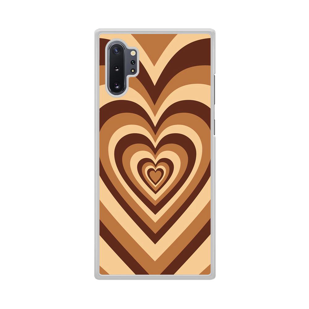 Love Wave Brown Samsung Galaxy Note 10 Plus Case-Oxvistore