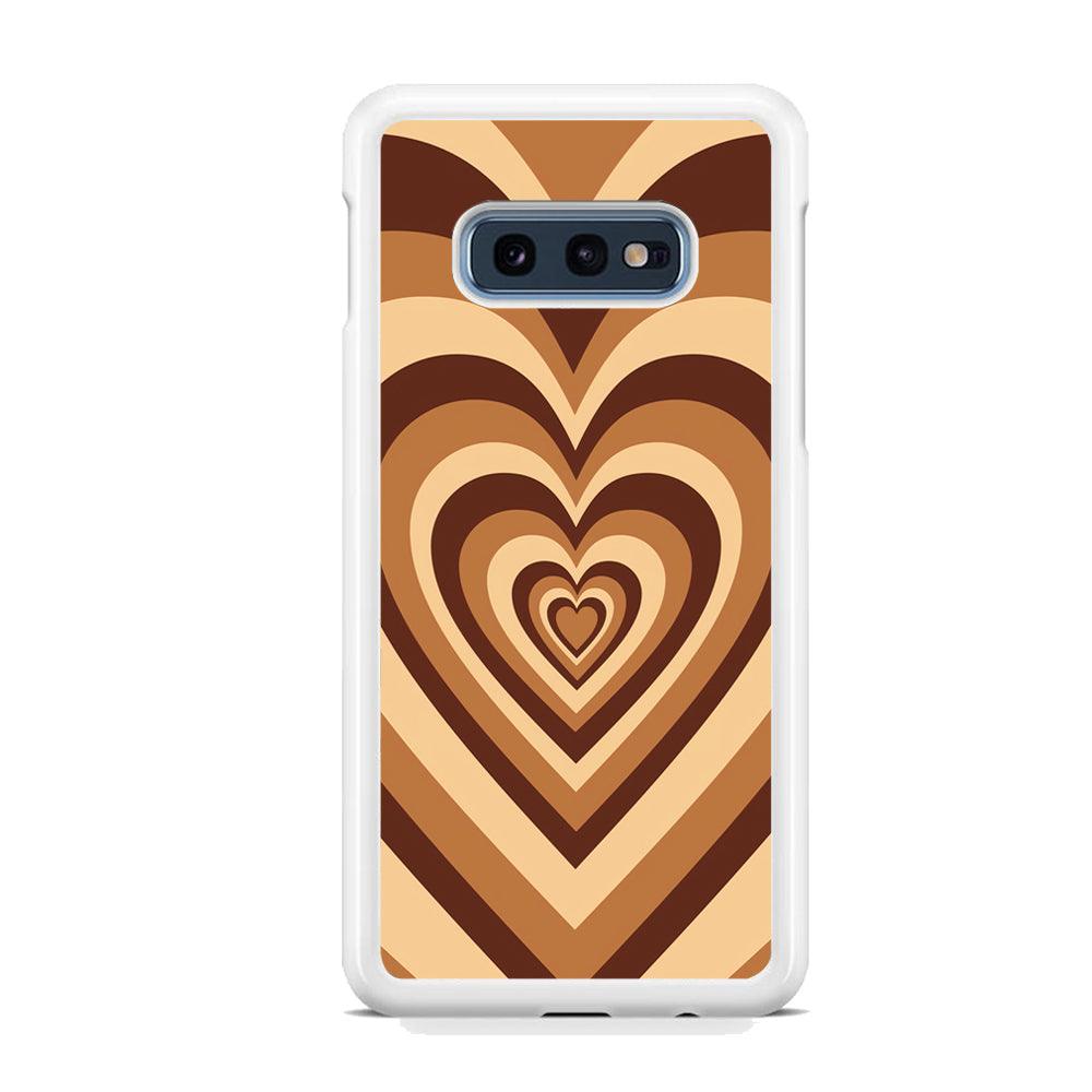 Love Wave Brown Samsung Galaxy S10E Case-Oxvistore