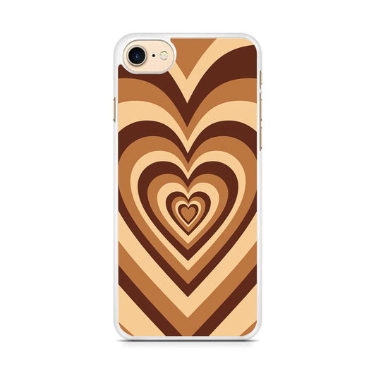 Love Wave Brown iPhone 8 Case-Oxvistore