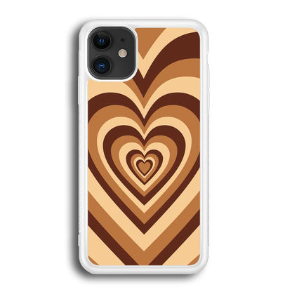 Love Wave Brown iPhone 12 Case-Oxvistore