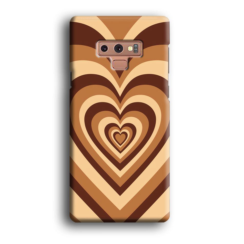 Love Wave Brown Samsung Galaxy Note 9 Case-Oxvistore