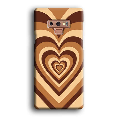 Love Wave Brown Samsung Galaxy Note 9 Case-Oxvistore