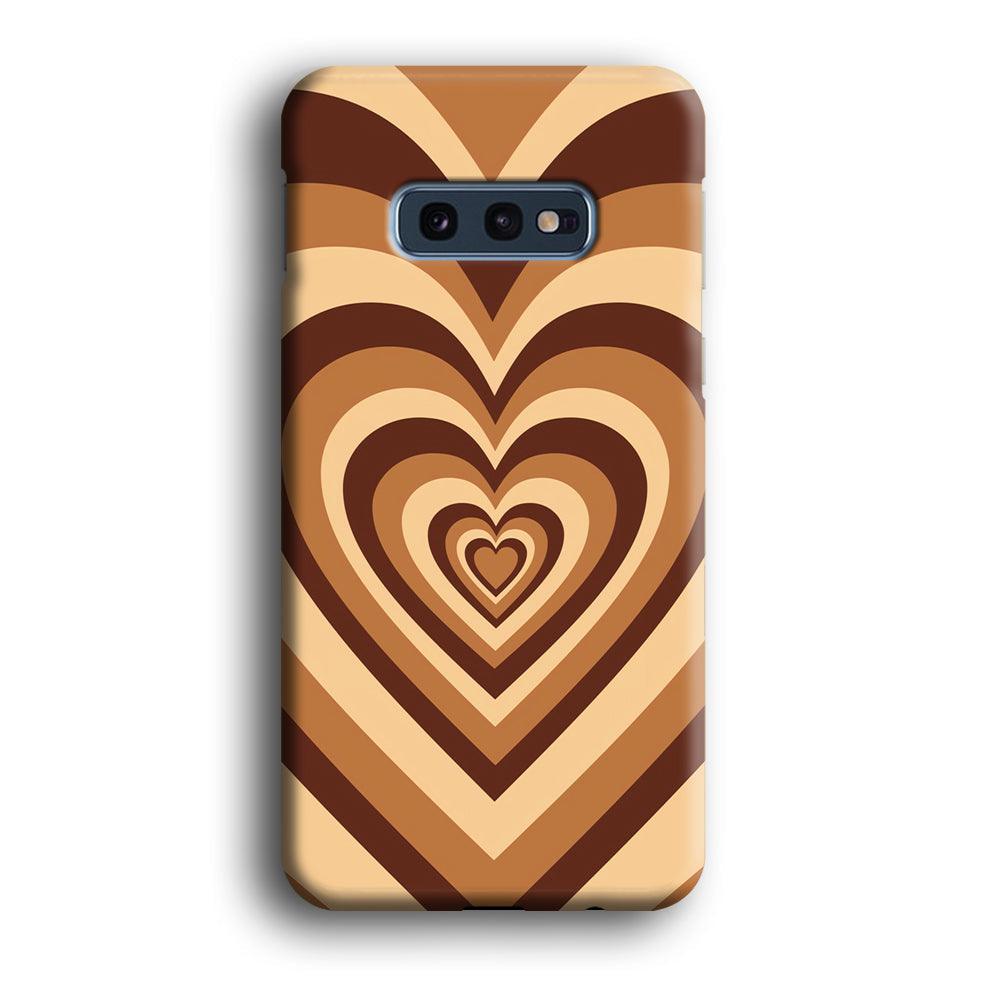 Love Wave Brown Samsung Galaxy S10E Case-Oxvistore