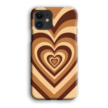 Love Wave Brown iPhone 12 Case-Oxvistore